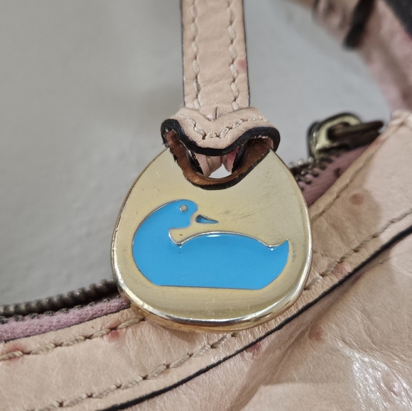 Dooney & Bourke Ostrich Bag (Pink) - Picture 3 of 16